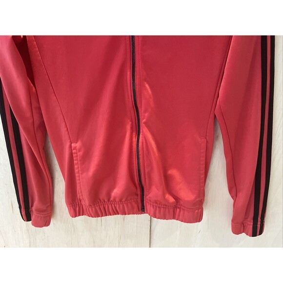 Adidas Women Track Jacket coat Activewear Leisure Full Zip Pink size XS - Picture 4 of 7